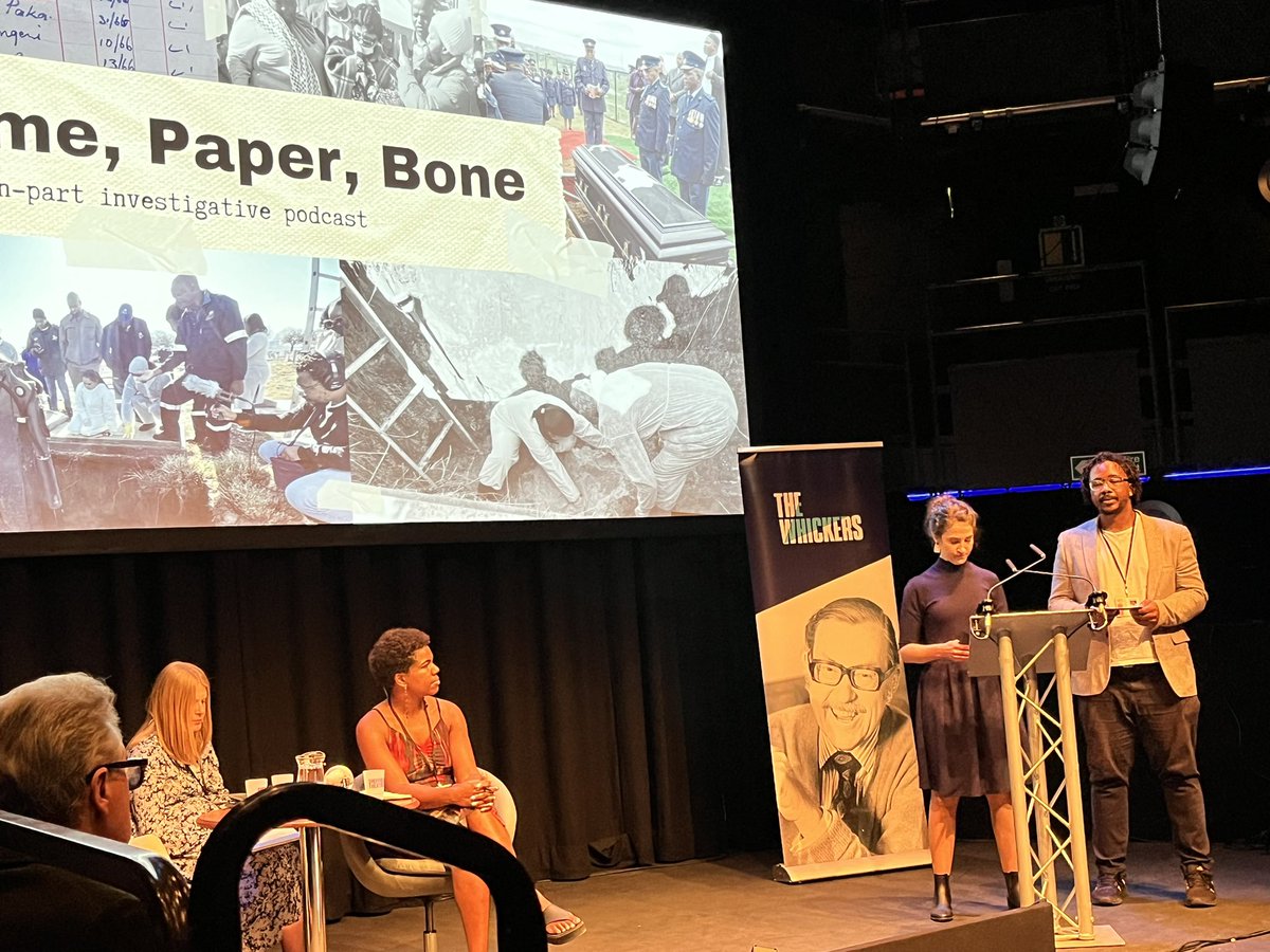 A mix of investigative docs and actuality based content make up the inaugural podcast pitches at #PodPitch2023 @sheffdocfest 
Next year, we’re determined to be here! Live imposter club session anyone?!
@whickerawards