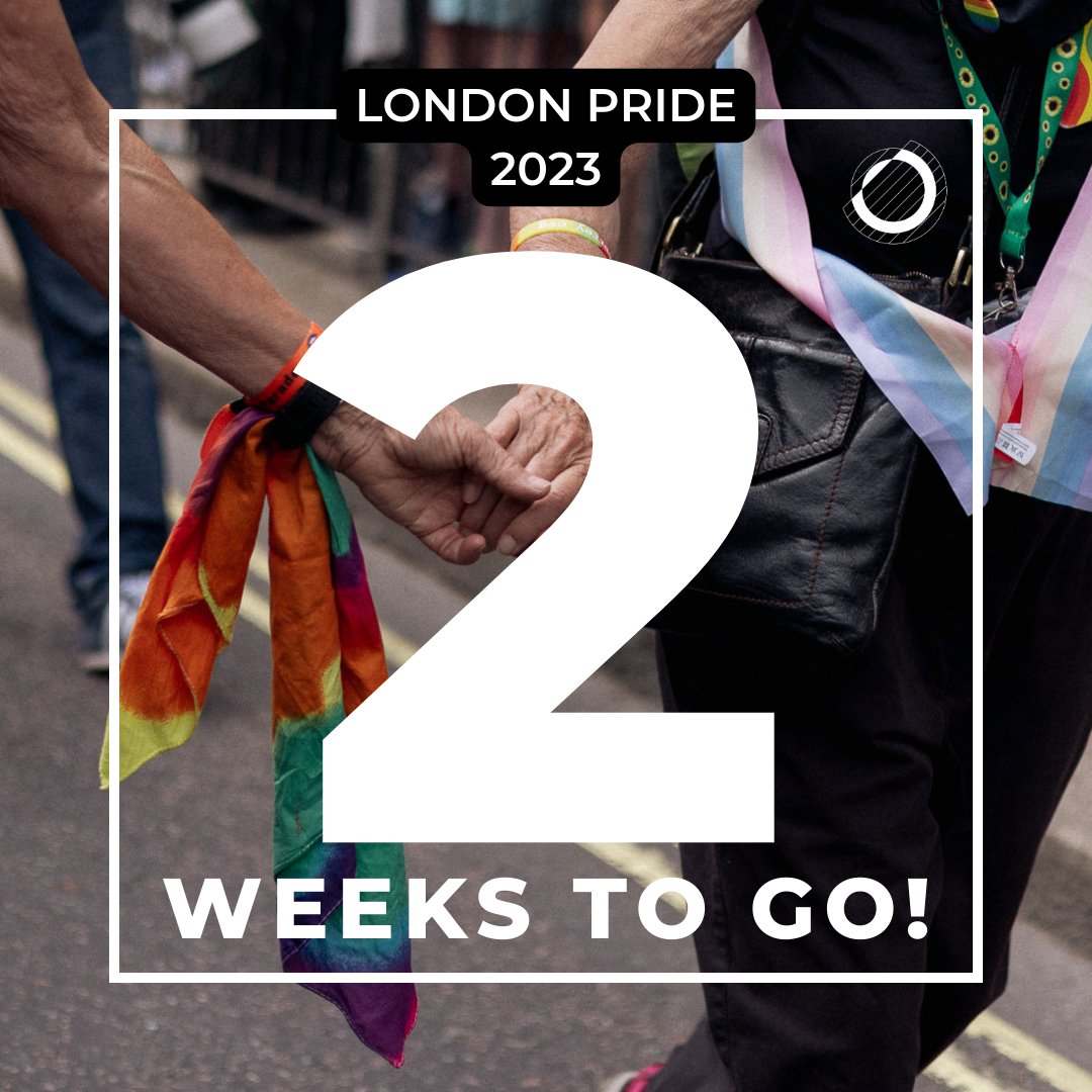 Only 2 weeks to go until London Pride 2023! 

Opening Doors will be celebrating Pride with you on Saturday 1st July, so if you see us—come say hello! 

❤️🧡💛💚💙💜🤎🖤

#londonpride #lgbtqlondon #lgbtqcharity #pridemonth #pride2023 #over50pride