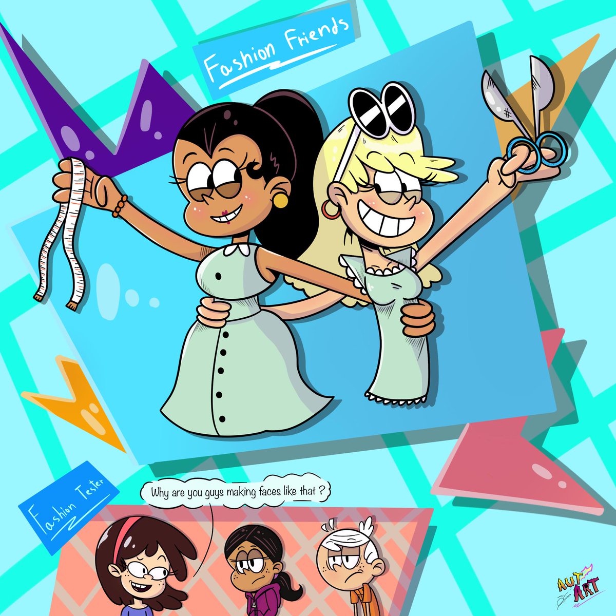 Fashion Friend ✨✂️📏

( I rushed to finish it before the end of Friday.)

 #CarlotaCasagrandeWeek #TheLoudHouse #TheCasagrandes #CarlotaCasagrande #Ronniecoln
#RonnieAnneSantiago  #LincolnLoud #fanart #CartoonArt #SidChang #LeniLoud  #leni_loud #TheLoudHousefanart