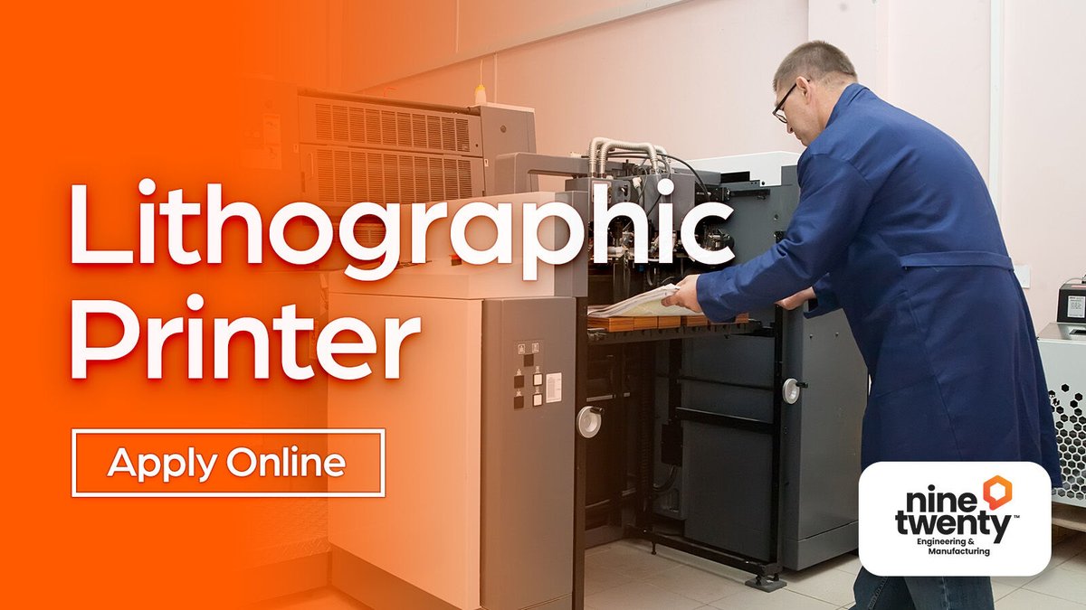 📍 Livingston
💡Dayshift/Backshift with shift premium 

Nine Twenty are delighted to be representing our client based on their need for a No2 Lithographic Printer to join their team on a full time and permanent basis!

Apply here!⬇
ffi.sh/BZHS4

#Hiring