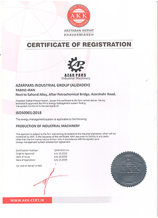 AZARPARS
Industrial Machinery