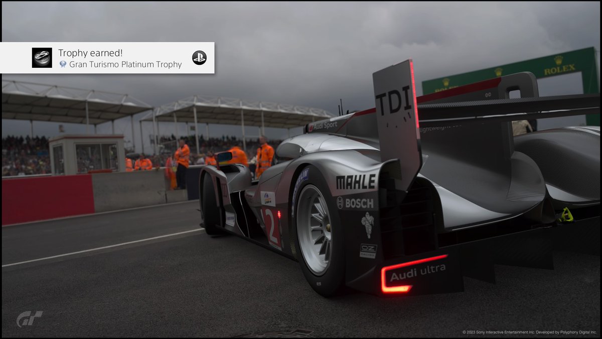 Afelino's tweet photo. Gran Turismo 7
Gran Turismo Platinum Trophy (Platinum)
Acquired all Gran Turismo 7 trophies! #PS4share https://t.co/KVcdJrm7py