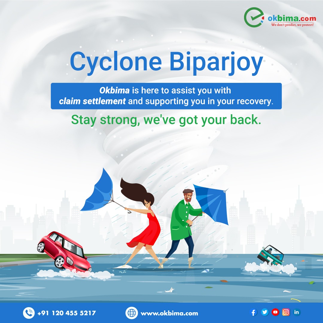 okbimaofficial's tweet image. Standing Strong Together Through Cyclone Biparjoy, our support is with those affected. As an insurance company, we stand ready to assist you in your recovery. Stay strong, we&apos;re here to help rebuild and restore. 

#CycloneBiparjoy  #supportandrecovery 
#okbima