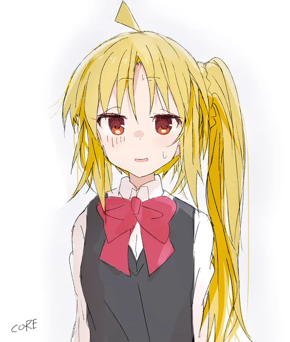 ぼっちちゃん、現実をみて! #ぼっち・ざ・ろっく!  #落書き 