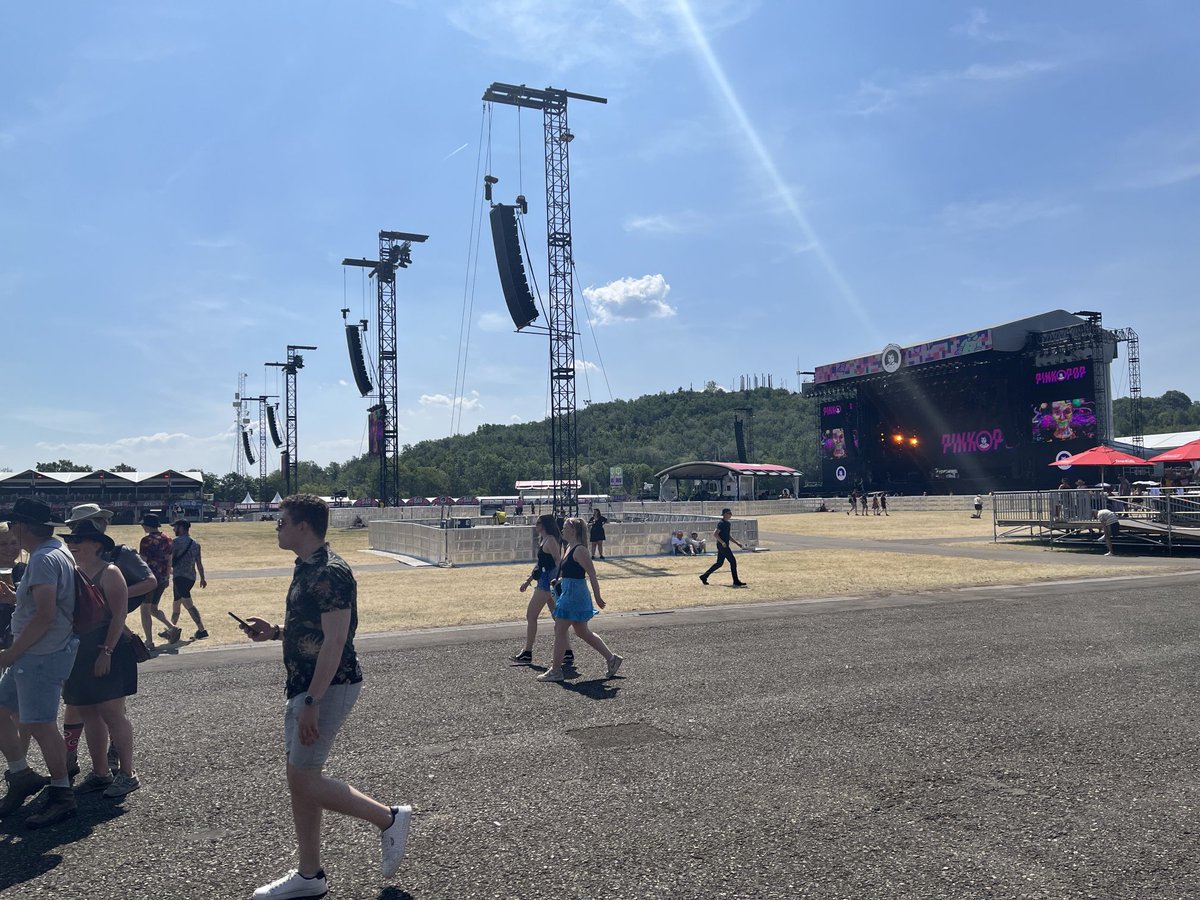 Alles weer opgeruimd en netjes. Klaar voor dag 2 Pinkpop.