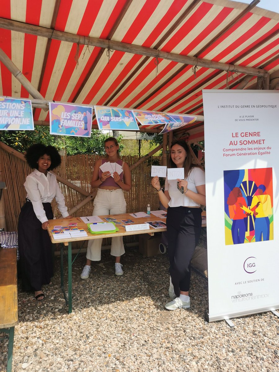 Venez rencontrer l'équipe de l'IGG au Forum Génération Egalité  Voices, organisé par @ONUFemmesFR

#festivalGEV #generationegalite