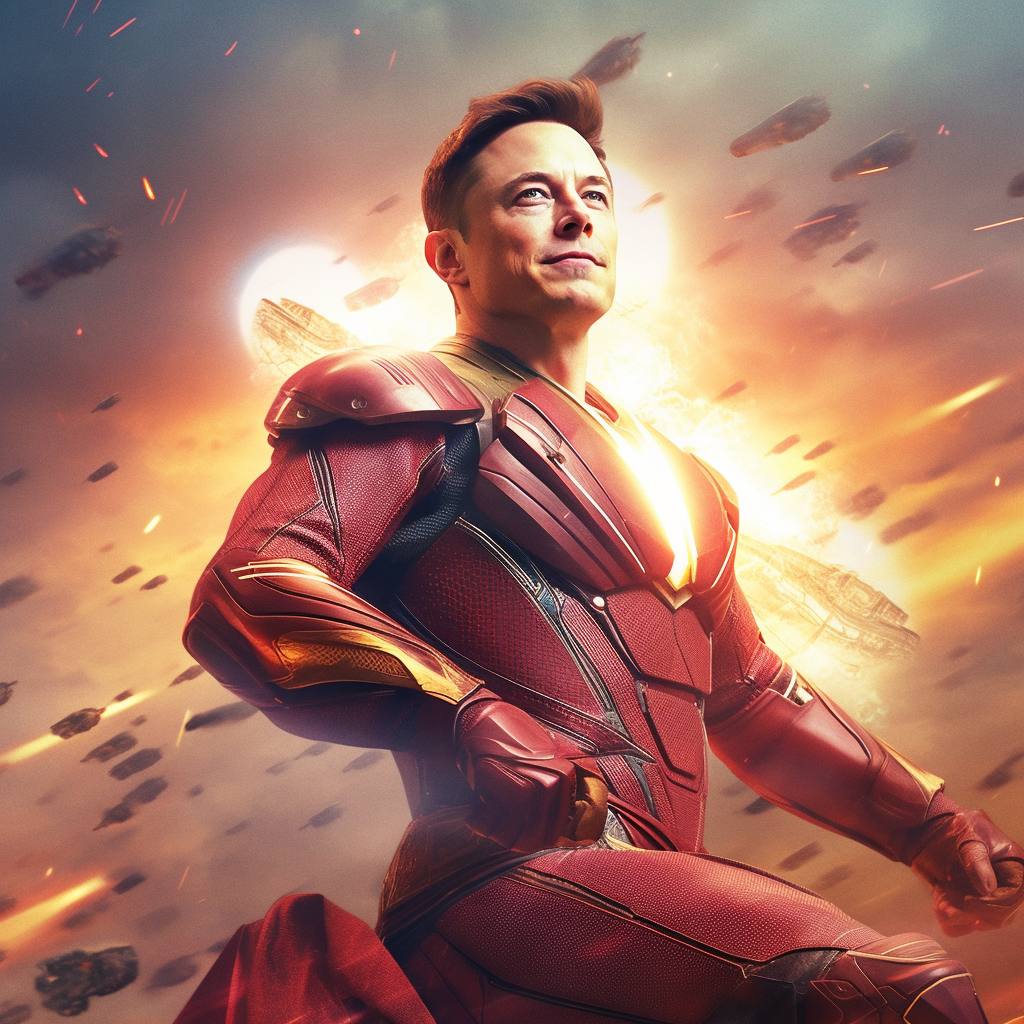 TheFlashERC's tweet photo. @elonmusk Time to create one based on Elon as the #flash! https://t.co/qh3TEDNHBy