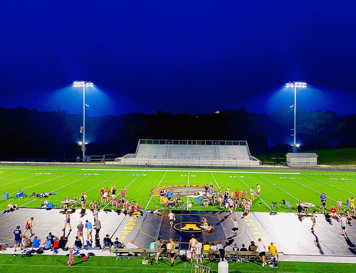 Wow!!!

“Friday Night Lights at The Trojan Bowl” was a fun!

Huge shoutout to all the Wrestlers, Coaches, Officials, Volunteers, Fans, Mr. Mitchell, and Mother Nature!!

PERFECT NIGHT!  Lifetime of memories!

SW Iowa Wrestling got BETTER!!