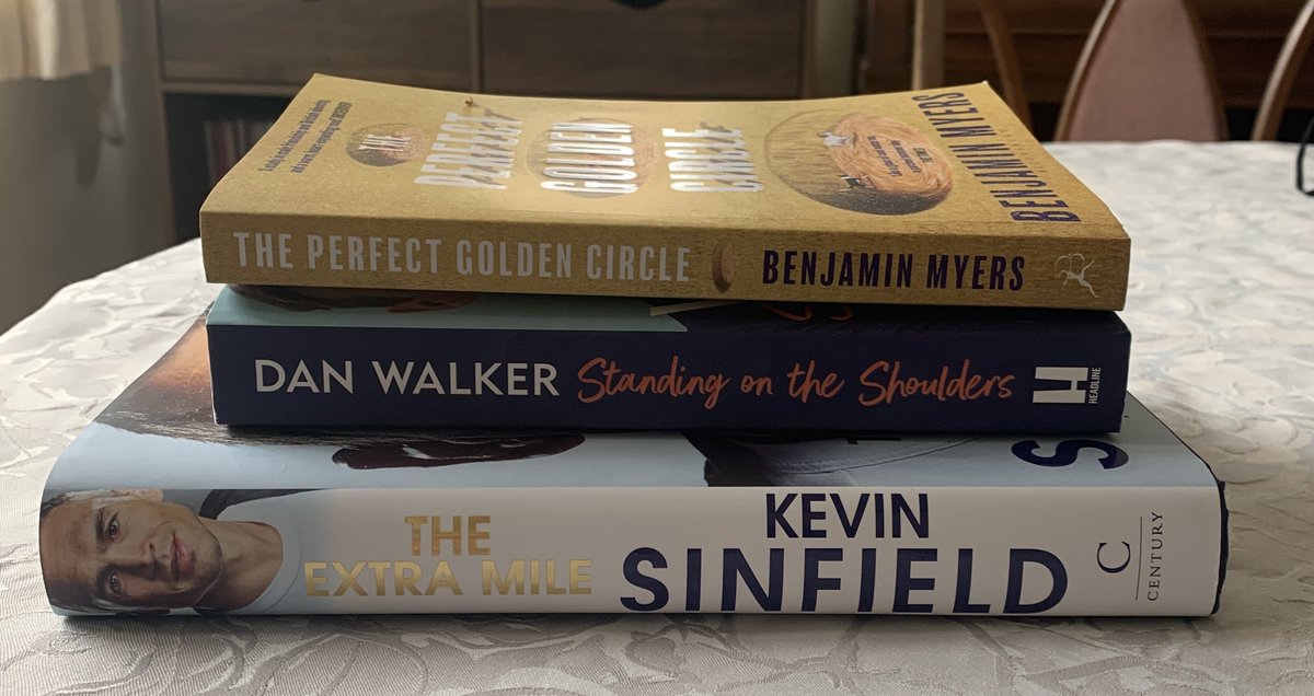 My 3 favourite reads of 2023 so far (all read in June). 

Thanks ⁦@BenMyers1⁩ ⁦@mrdanwalker⁩ and #KevinSinfield (#SirKev)