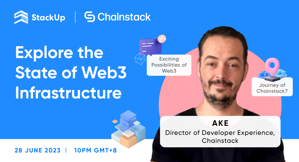 🔥 Get ready for an exclusive event with @AkeGaviar from @ChainstackHQ next week!

Explore Web3 infrastructure's impact on industry growth & get insights from an expert – from deploying subgraphs on blockchain to tackling data privacy issues✨

RSVP now 👉 bit.ly/42LpLrl