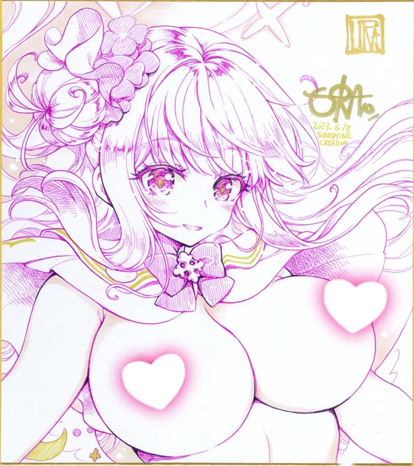 2023/06/18 明日のサンクリのお品書きです 新刊などありませんが新作色紙有ります あと今回も有料スケブを受け付けます  #サンクリ
