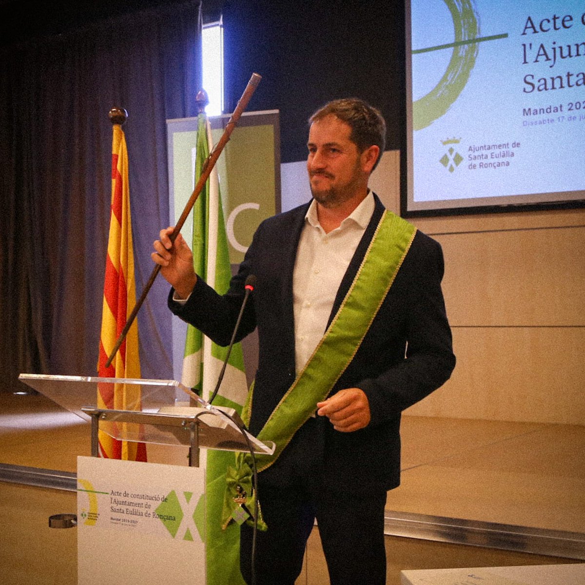 ajsantaeulalia's tweet photo. 👏 Francesc Bonet és reelegit alcalde de #SantaEulàliadeRonçana per majoria absoluta pel mandat 2023-2027

👉 @PackBonet : "Seguirem treballant per fer un poble més acollidor, viu, sostenible i connectat" https://t.co/s2mkgi1BbT