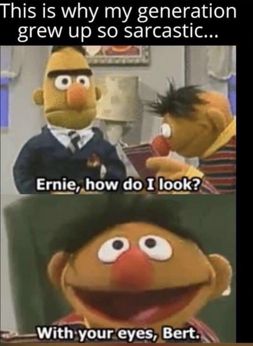 80s_Kidz's tweet photo. You gotta love Bert and Ernie https://t.co/ozHP9yEF9q