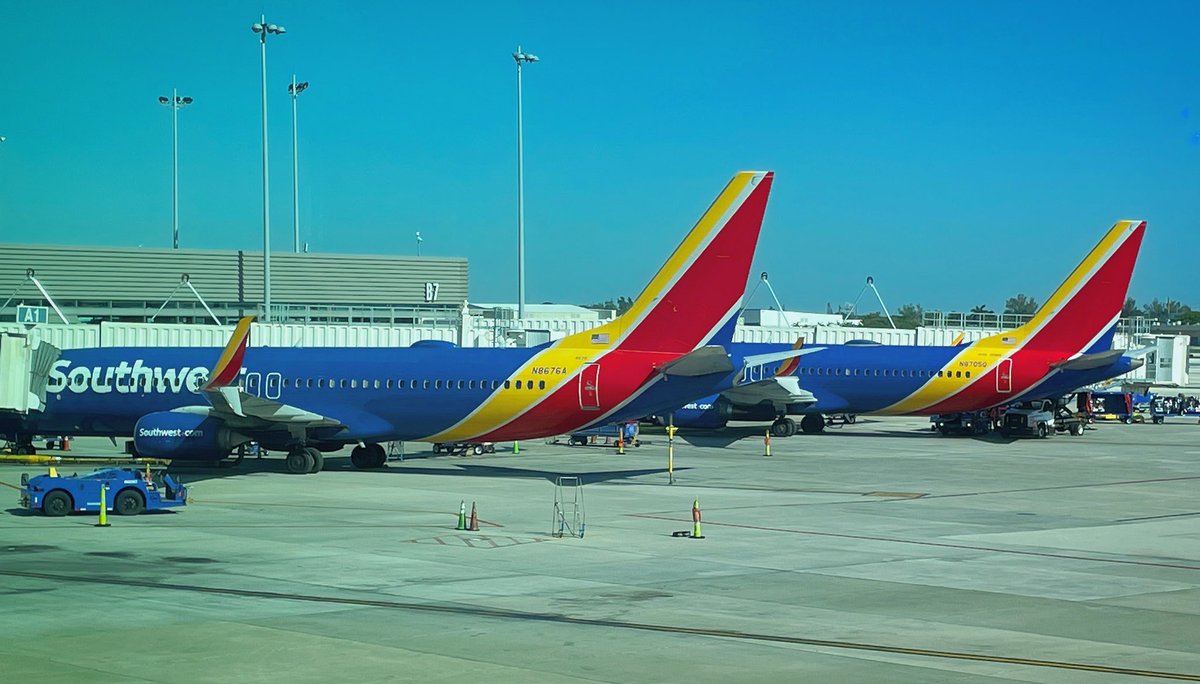 No new Southwest planes this week.  I heard on a podcast that SWA is now about 50/50 on 737-7s and 737-8s, though they want more 7s, but the new Max 7 isn’t certified yet. https://t.co/DOgbWVp4qt