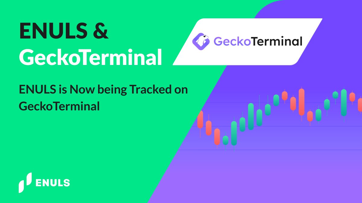 We're pleased to share that ENULS is now being tracked on @GeckoTerminal 👏

GeckoTerminal is a real-time DEX Tracker from @coingecko and is now tracking DeFi data from @PheasantSwap, a decentralized exchange built within the ENULS ecosystem

#DeFi #CoinGecko #NULS #ENULS