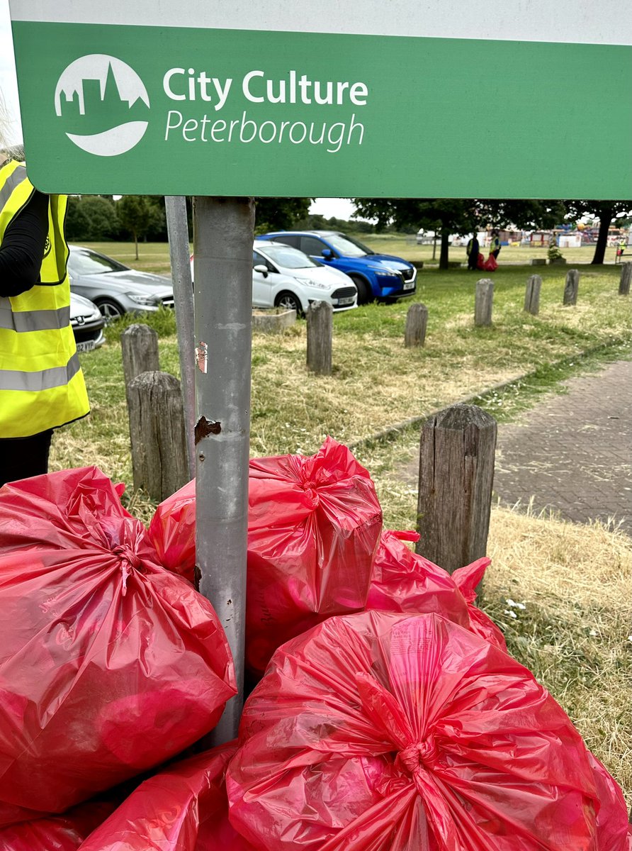 Embankment Peterborough National Civic Day litter pick #NationalCivicDay