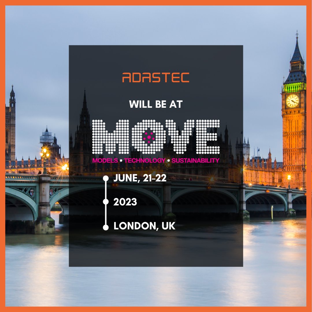 AdastecCorp's tweet image. Will ADASTEC see you at MOVE 2023 in LONDON, UK? 🚍

Send us an email at press@adastec.com to schedule a meeting, we&apos;d love to connect! 🤩

#ADASTEC #autonomousdriving #autonomousbus #electricmobility