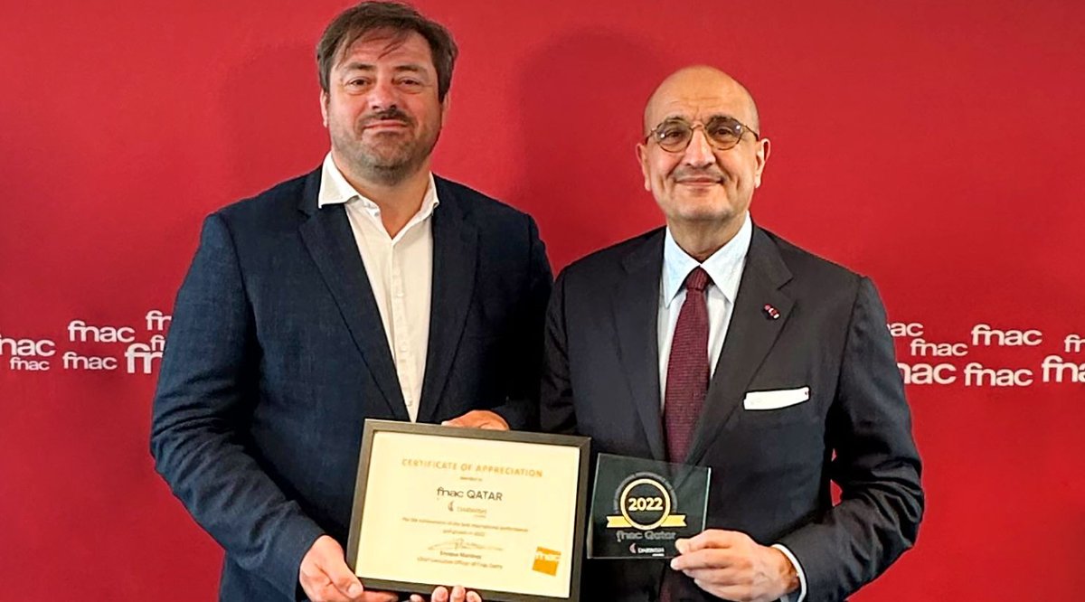 The 'Best International Performance and Growth' award, which celebrates Fnac Qatar’s outstanding performance in 2022, was a testament to the entity’s dedication to providing its customers with the latest products, services and expert support. <a href="/FnacQatar/">Fnac Qatar</a> 

qatarliving.com/forum/news/sec…