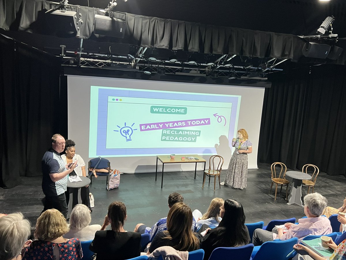 Attending the Early Years Today #ReclaimingPedagogy conference with @SwailesRuth and @AaronTeamEC! Lots of interesting topics so far with Ruth and @Valerie_JKD 

Learning Without Limits 🥳🤩

#earlyyears #teamec #childcentred