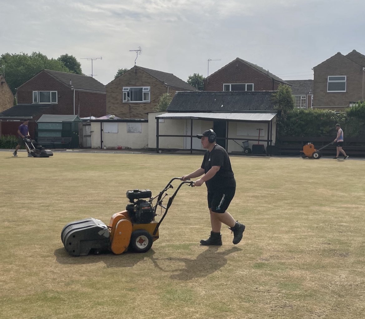 Black Swan synchronised green maintenance team the Black Arrows practice for the national finals at this years Great Yorkshire Show