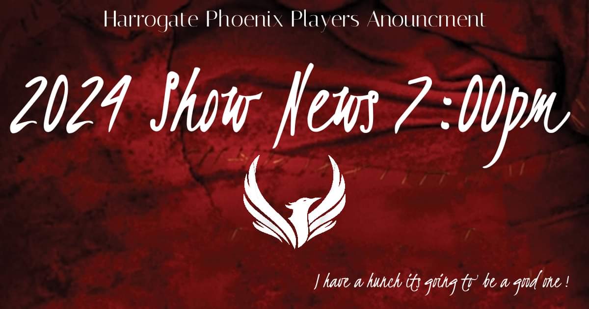 CHECK OUT OUR SOCIAL MEADIA AT 7PM TONIGHT FOR A BIG ANOUNCMENT!!!!! 
 #showtime #musical #musicals #musicalmagic #musicaltheatre #harrogatetheatre #showanouncments