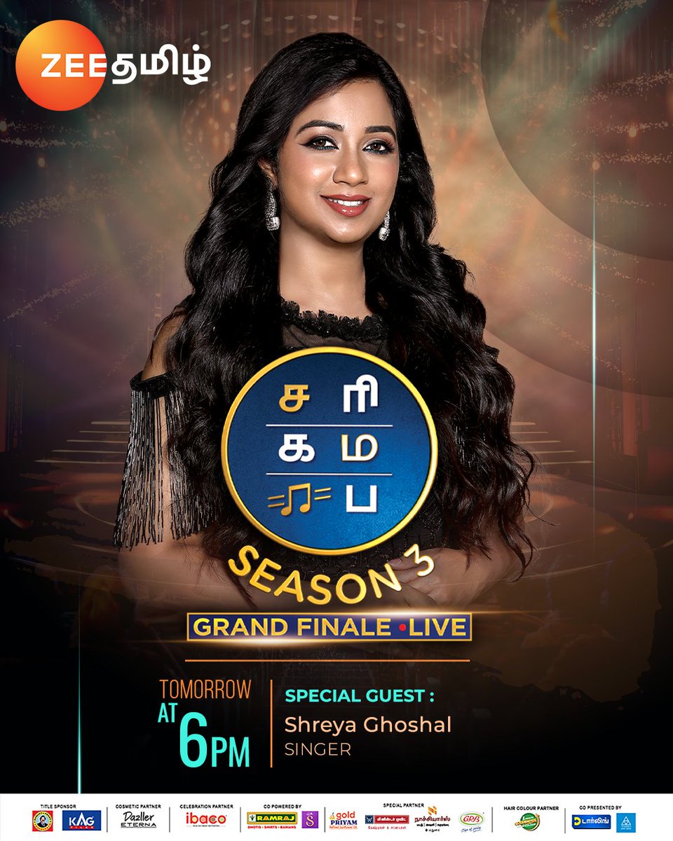 Melody-Queen Shreya Ghoshal Live-ah வராங்க.. இனி sollavaa venum.! 😍 @shreyaghoshal

SaReGaMaPa Season 3 | Grand Finale Live | 18 Jun'23, Sunday 6PM.

#Saregamapa #SaregamapaTamil #ShreyaGhoshal