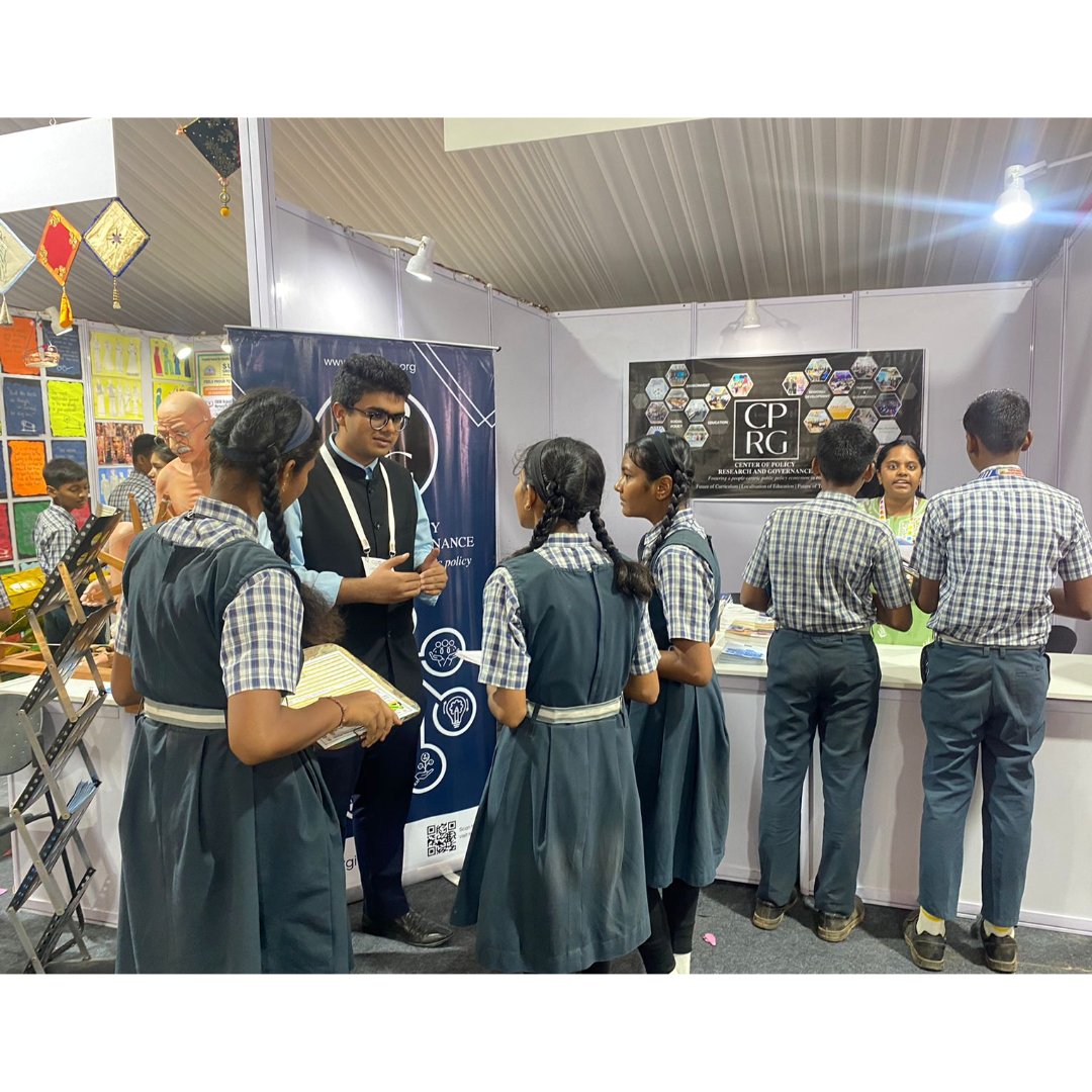 The Center of Policy Research and Governance started its first day at the exhibition taking place as a part of 4th Education Working Group Meeting at Savitribai Phule University, Pune. 

#empoweringlives #cprgindia #g20 #education #G20Conference #EducationForAll 

@RamanandDelhi
