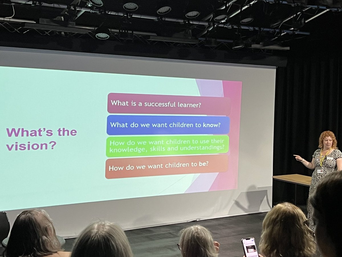 @SwailesRuth concludes her presentation with these important questions that we need to be asking and talking about within our settings! 

#ReclaimingPedagogy #Reflect #Connect #TeamEC #EYFS