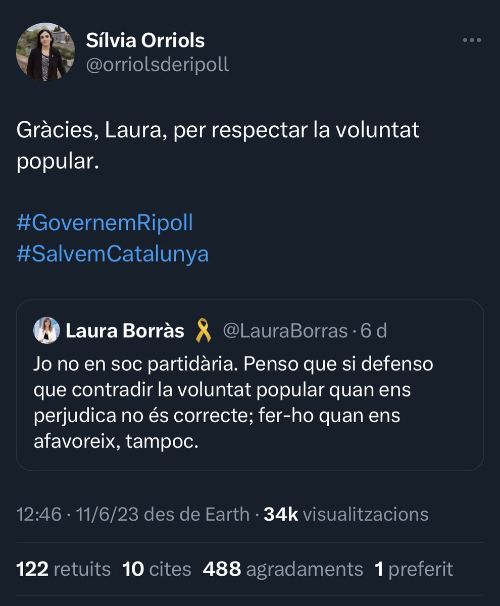 Ja no conserveu ni una engruna de credibilitat ni de dignitat. La vostra darrera jugada mestra la pagarem molt cara com a país.