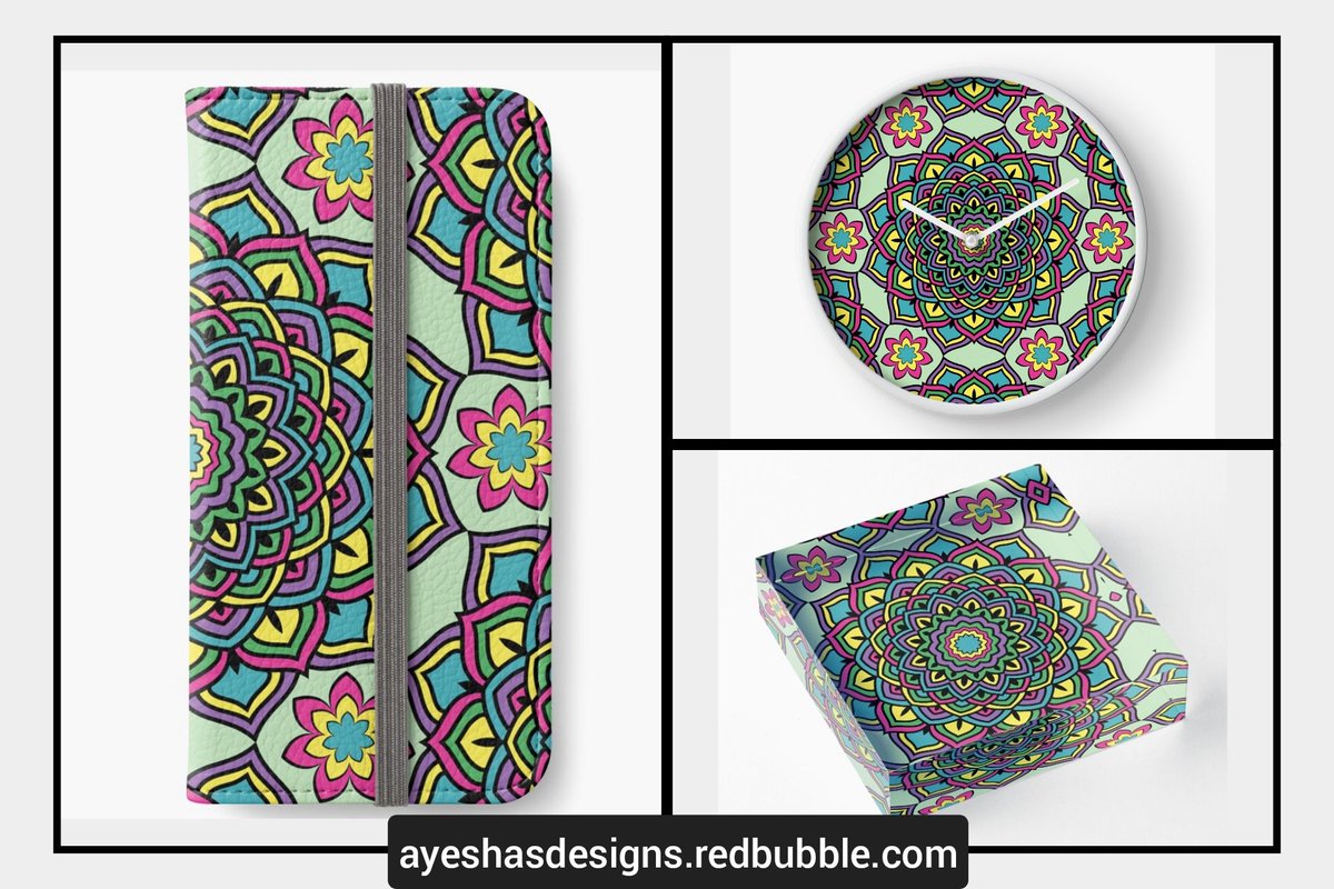 Symmetrical #pattern #phonecase #clock #acrylicblock available on my #redbubble store
redbubble.com/shop/ap/146918…
@redbubble #findyourthing #wallclock #giftideas #colorful #homedecor #case