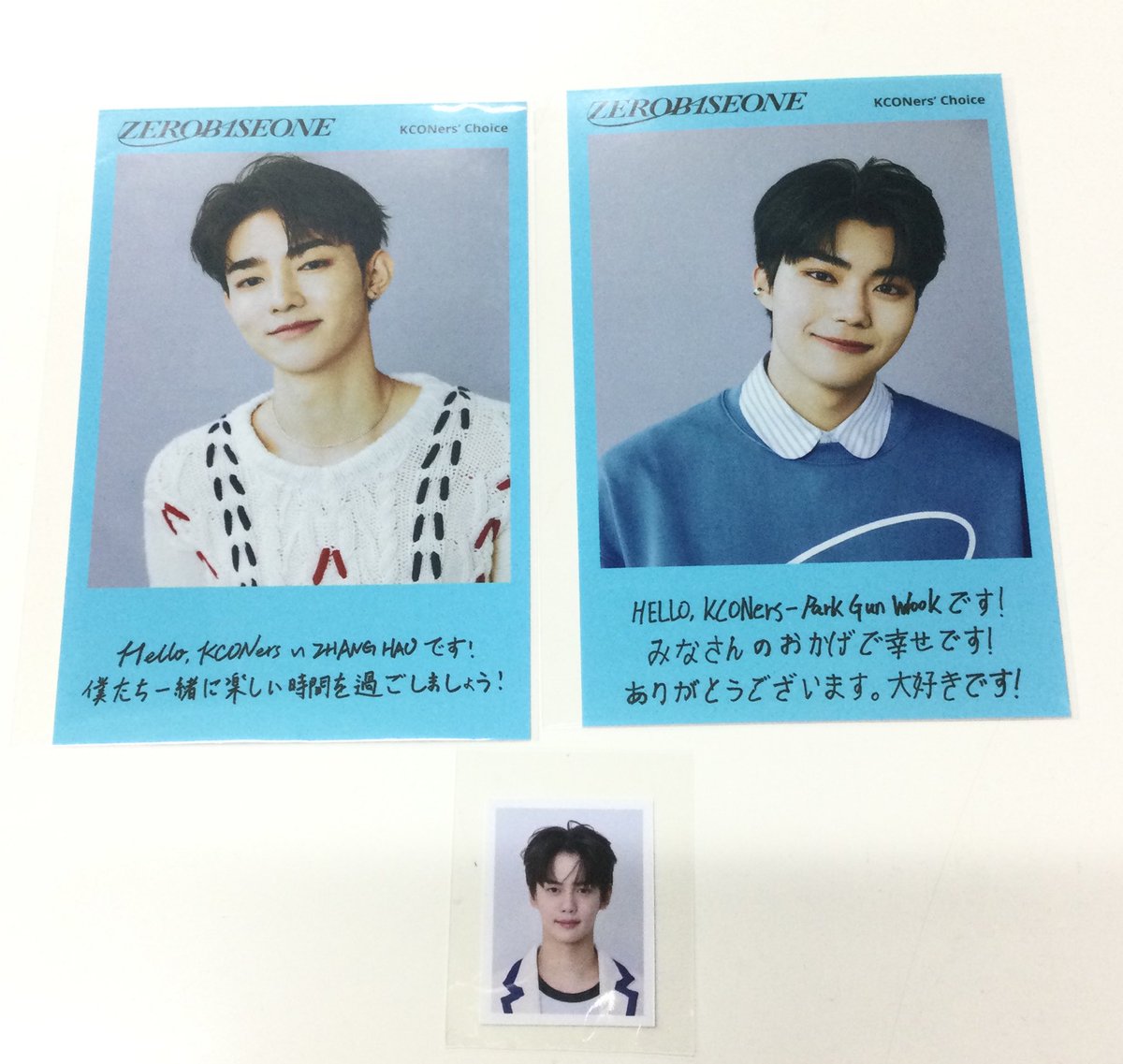 ジャンハオ CGVトレカ ZEROBASEONE #ZB1 #제로베이스원 KCON ジャンハオ CGVトレカ ZEROBASEONE #ZB1 #제로베이스원 KCON