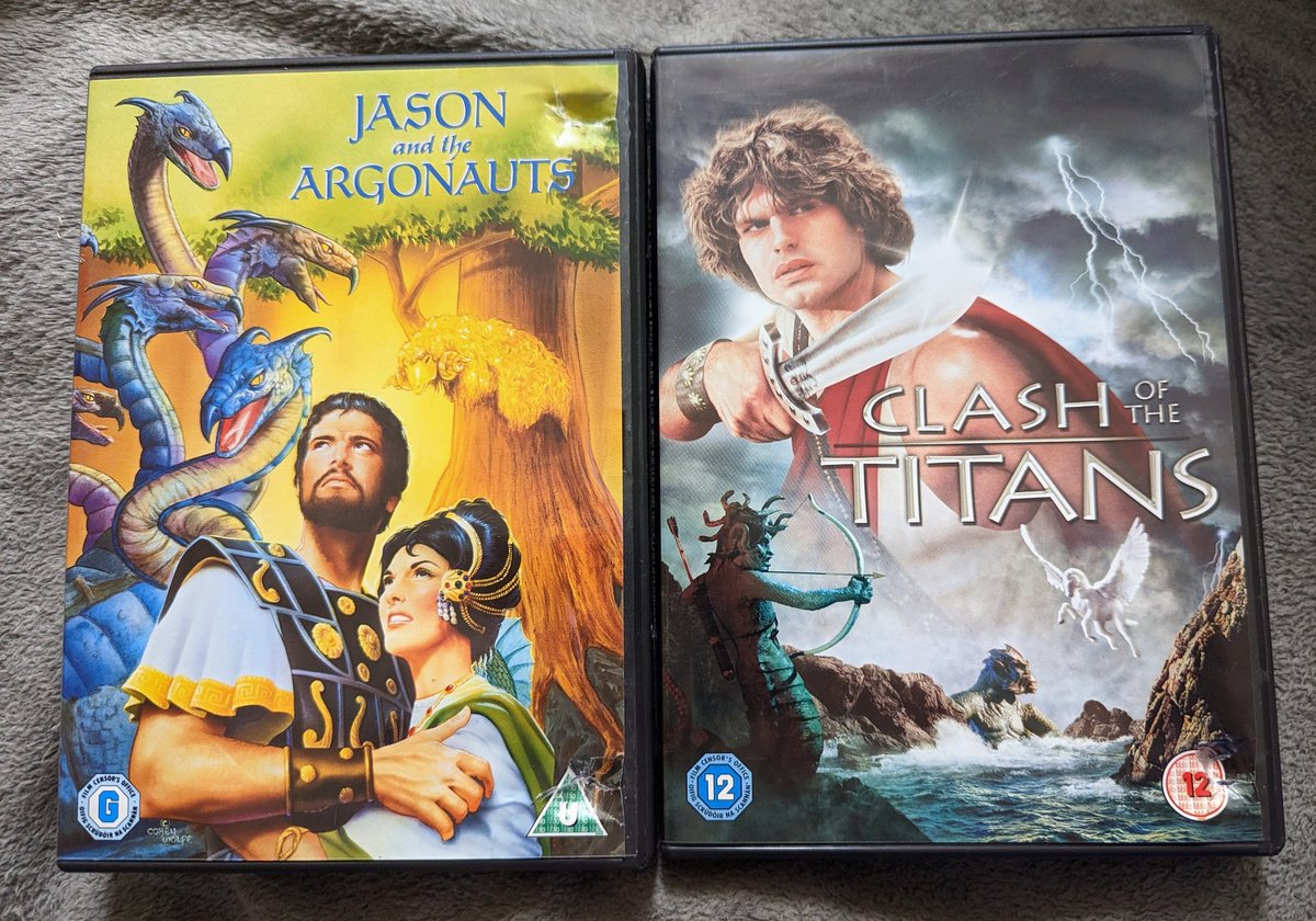 Here's a couple of #classicfantasyfilms I got from a #charityshop for #50p each for #mydvdcollection. 😀

#classic #classicfantasyfilm  #classicfantasymovie #classicfantasymovies #classics #fantasyfilm #fantasyfilms #film #films #movie #movies  #charityshops #dvdcollection