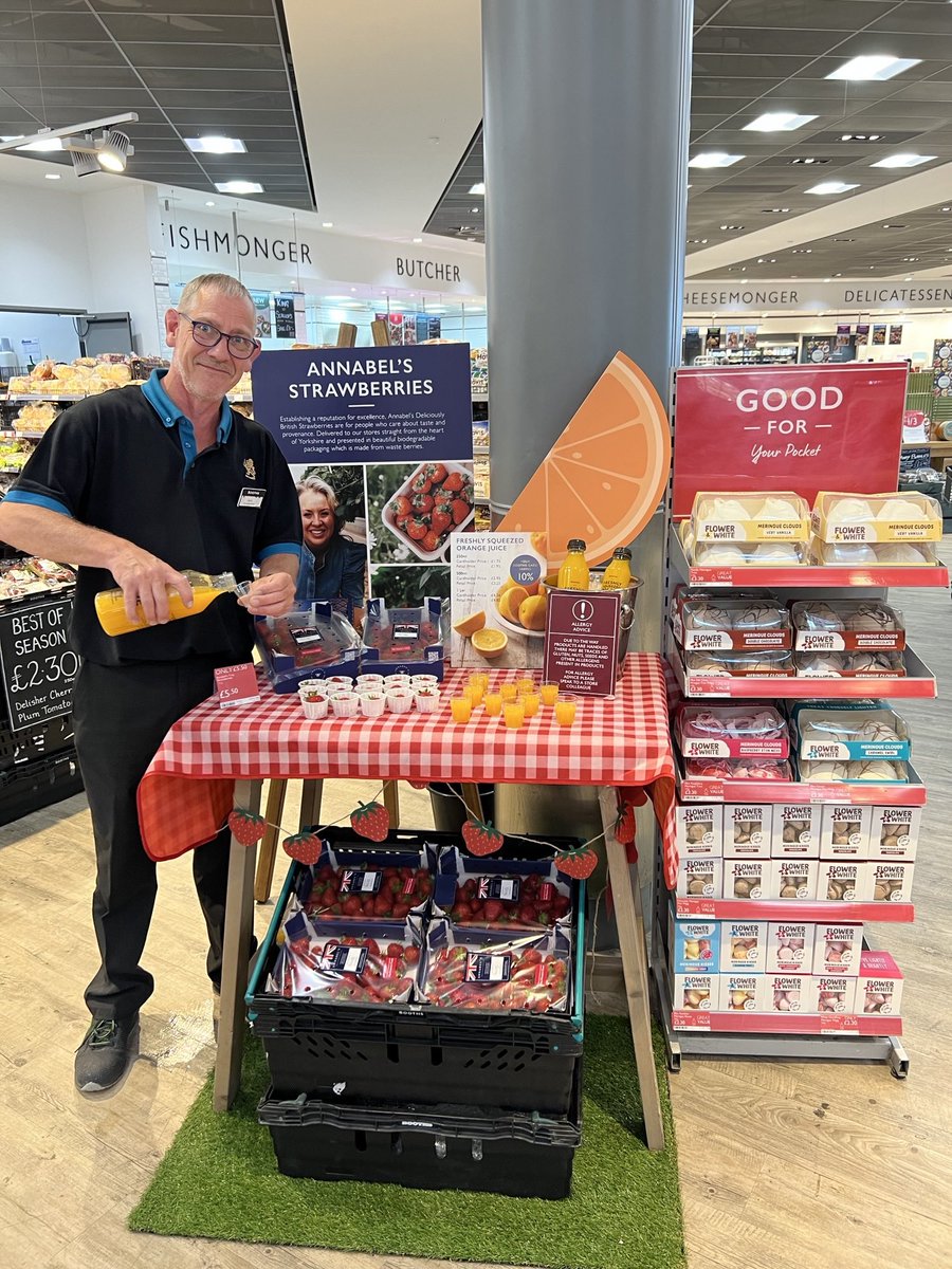 Booths Supermarket (@boothscountry) on Twitter photo Jason has tastings at St Annes today, try <a href="/ADBStrawberries/">Annabel Makin-Jones</a> & freshly squeezed orange juice - save 10% with our cardholder offer! 🍓 Jason has tastings at St Annes today, try <a href="/ADBStrawberries/">Annabel Makin-Jones</a> & freshly squeezed orange juice - save 10% with our cardholder offer! 🍓