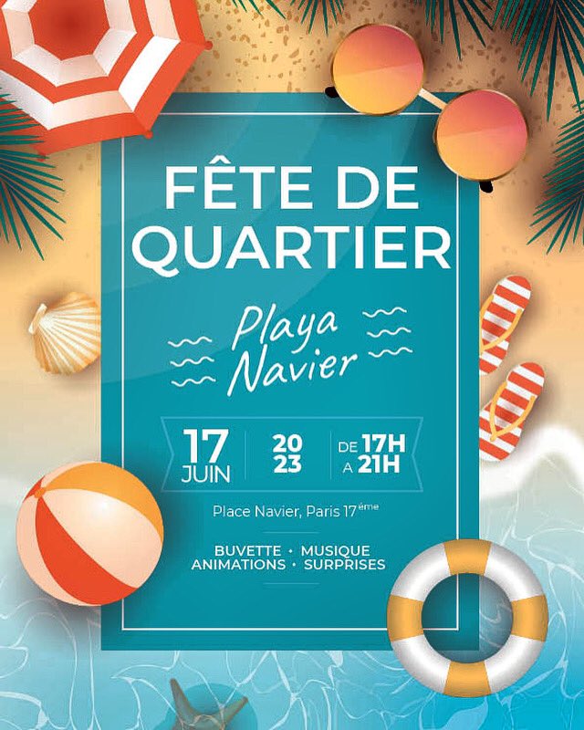 cscefia's tweet photo. Comme chaque année, le centre social CEFIA et ses partenaires organisent la fête du quartier des Épinettes.  Elle aura lieu sur la place Navier. 
Des animations gratuites pour tous sont prévues, venez nombreux.
#fetedequartier #asso17 #centresocial #fêtedequartier #paris17 https://t.co/venfWxBkaa