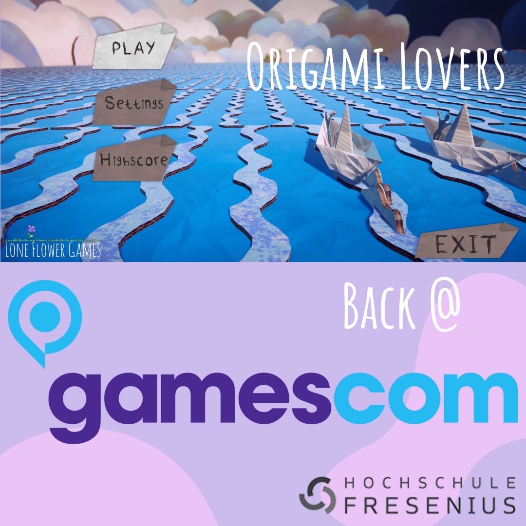 We're back at Gamescom and still can't believe it!

A HUGE shout-out to our school, Hochschule Fresenius! Without their support our participation wouldn't be possible. So a big THANK YOU from our whole team!🌸⁠⁠

#gamescom2023 #loneflowergames #gaming #gamedev #indiegamedev