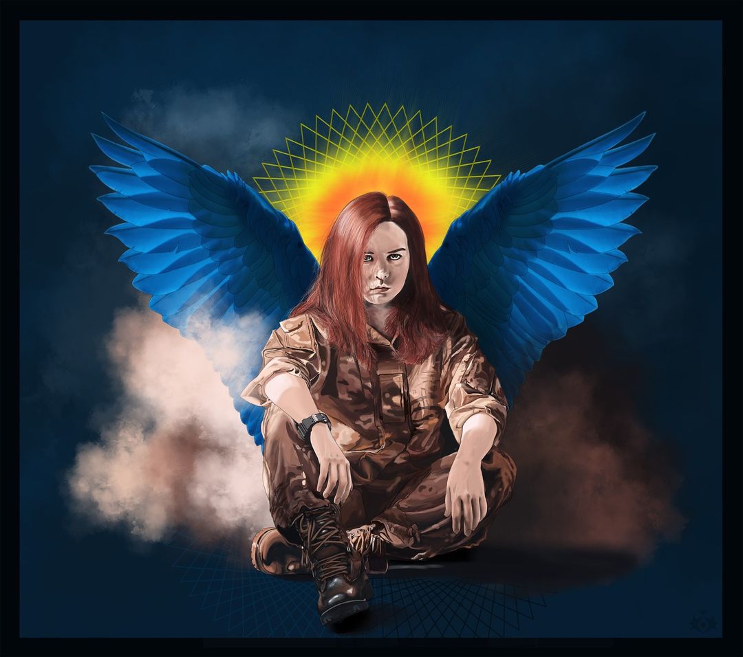 My tribute to Ptashka from Azovstal for all she is, a bright candle that lights up all she passes by.
#standwithukraine #azovstaldefenders #ukrainiangirl #powerwomen #ukrainianheroes
(c)Malvina&Xena🇺🇦
