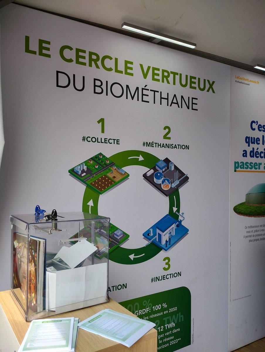 Rejoignez-nous sur le stand <a href="/GRDF/">GRDF</a> de l'<a href="/ArmadaRouen/">L'Armada de Rouen</a> pour parler actualité des gaz verts🐄 : 
✓ Un carburant local et renouvelable🚛
✓ Une réduction de CO2☁️
✓ Une solution pour la décarbonation du transport fluvial🚢
✓ Un cercle vertueux♻️
<a href="/antonio_gaelle/">Gaelle ANTONIO</a>  <a href="/ThomasKLOTZpro/">Thomas KLOTZ</a>