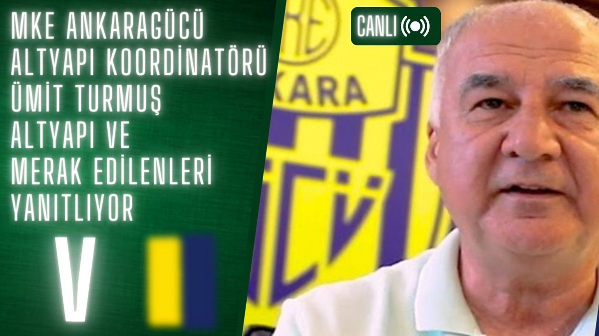 medyatik9's tweet photo. 🕗20:00 
📅 17.06.2023 Cumartesi
🎙️ MKE Ankaragücü Altyapı Koordinatörü Ümit Turmuş
📺 Vizör Youtube 

#Ankaragücü #SAGEM #ÜmitTurmuş #AnkaragücüAltyapı

@atila_kiper @huseyinayteki 
@haber1910 @06numara @1910Platform @bmedyaspor 

YAYIN LİNKİ: https://t.co/19pCFR8KT6