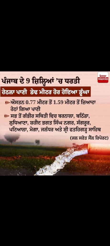 amanisgarg's tweet photo. Save water stop rice harvesting 
@CMOPb @BhagwantMann @AAPPunjab @HarpalCheemaMLA @meet_hayer https://t.co/Ph4YrpVWUx