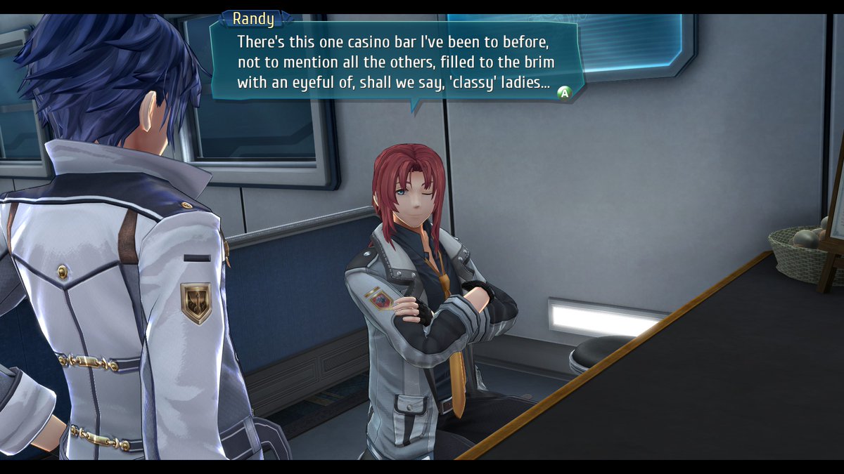 There is the Randy Orlando I remember.  😂

#TrailsofColdSteel III