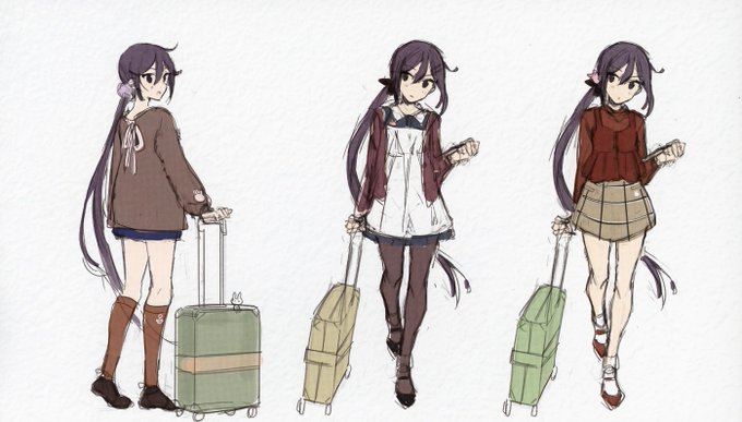 「full body rolling suitcase」 illustration images(Latest)