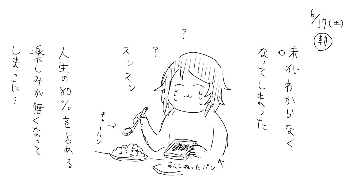 と描いたが、夕飯たべる頃にはビミョ〜にわかる気もしたし
なんかもうよくわからん https://t.co/brx5f9RsCF