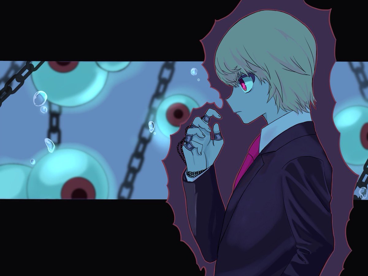 ⛓️👁️
 
#ハンターハンター  #クラピカ   #イラスト