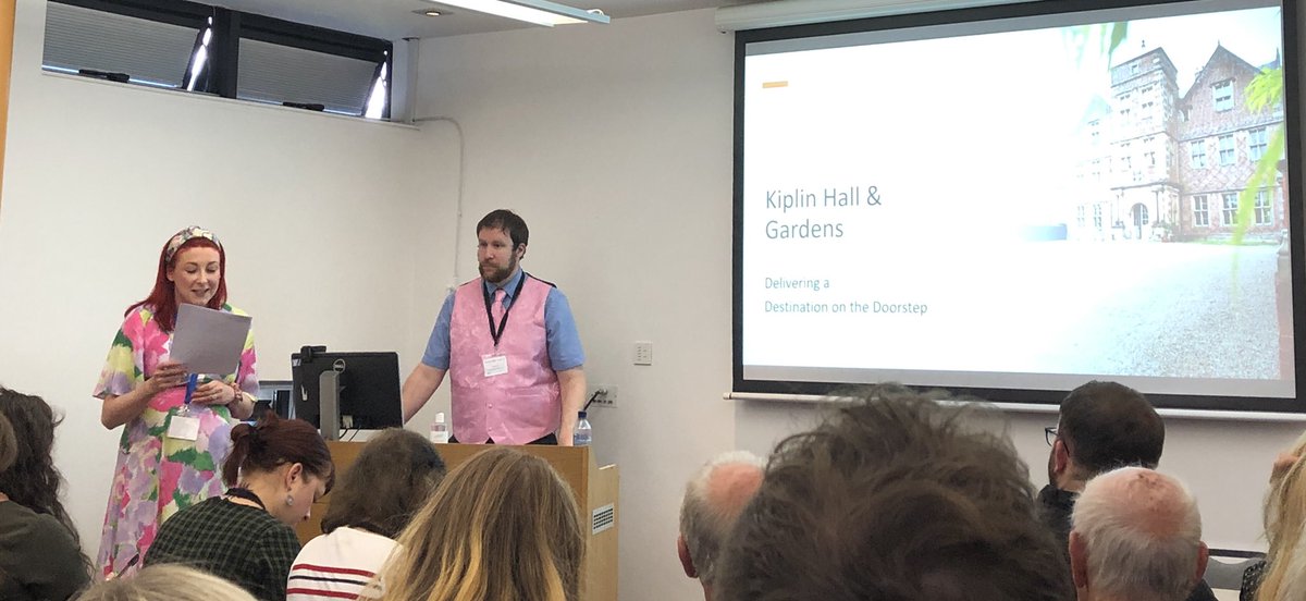 panaceamuseum's tweet image. Such a great session yesterday on @Kiplin_Hall with @dennisbloodnok and his fantastic fashions and their brilliant marketing freelancer. lots to learn about attracting local people to your ‘hidden gem’ which you want to convert into a ‘sparkly gem’ #AIMConference2023 #kiplinhall