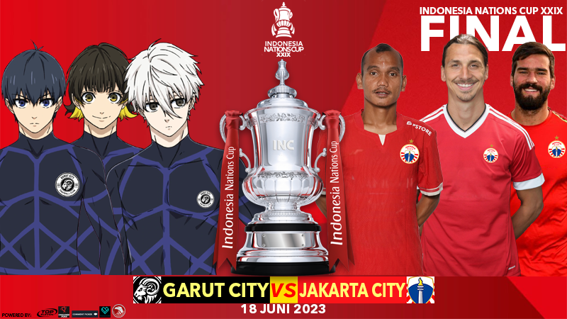 Indonesia Nations Cup #INCXLI (@inc_ltei) on Twitter photo INC XXIX yang telah berlangsung sejak 30 Mei kini memasuki babak akhir🔥
<a href="/Garutcityfc/">GARUT CITY FC</a> vs <a href="/JakartaCityFC/">Jakarta City FC</a> 💥
Akankah Garut City meraih trophy pertama INC dan menjadi major pertama mereka, ataukah Jakarta City menambah koleksi piala INC nya⁉️
#INCXXIX INC XXIX yang telah berlangsung sejak 30 Mei kini memasuki babak akhir🔥
<a href="/Garutcityfc/">GARUT CITY FC</a> vs <a href="/JakartaCityFC/">Jakarta City FC</a> 💥
Akankah Garut City meraih trophy pertama INC dan menjadi major pertama mereka, ataukah Jakarta City menambah koleksi piala INC nya⁉️
#INCXXIX