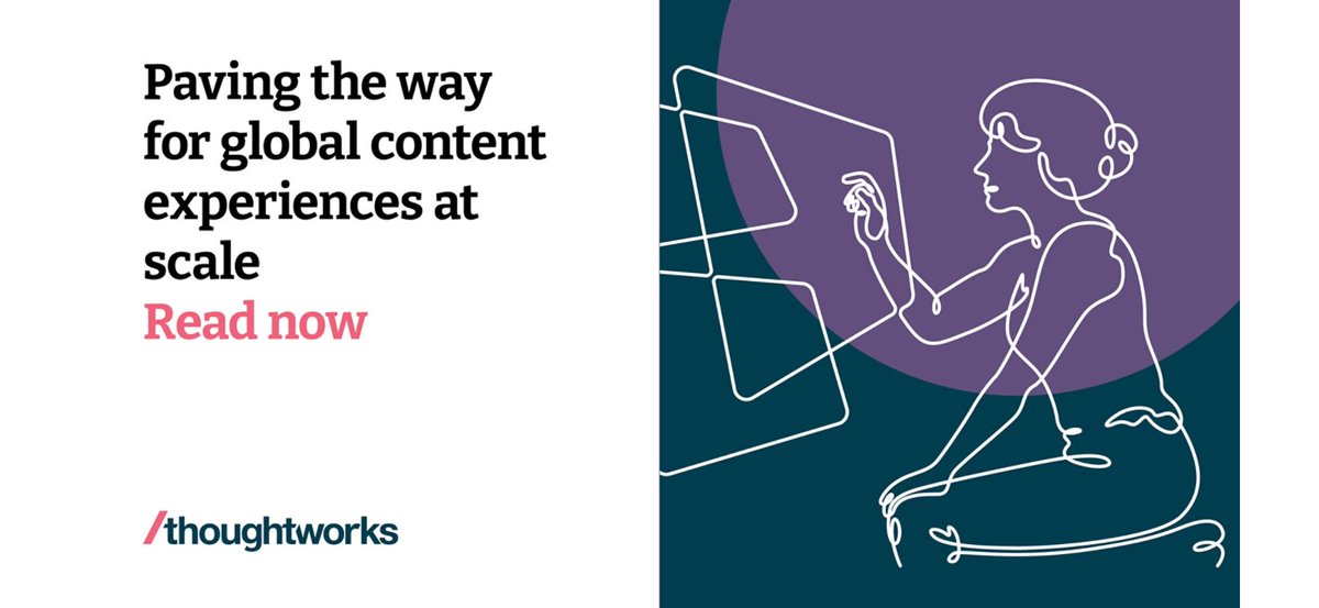 thoughtworks's tweet image. Seamless #DigitalExperiences are driving competitive advantage in almost every organization. Read about our journey to integrate a new #CMS system, paving the way for global content experiences at scale.
 
thght.works/43wydvC.