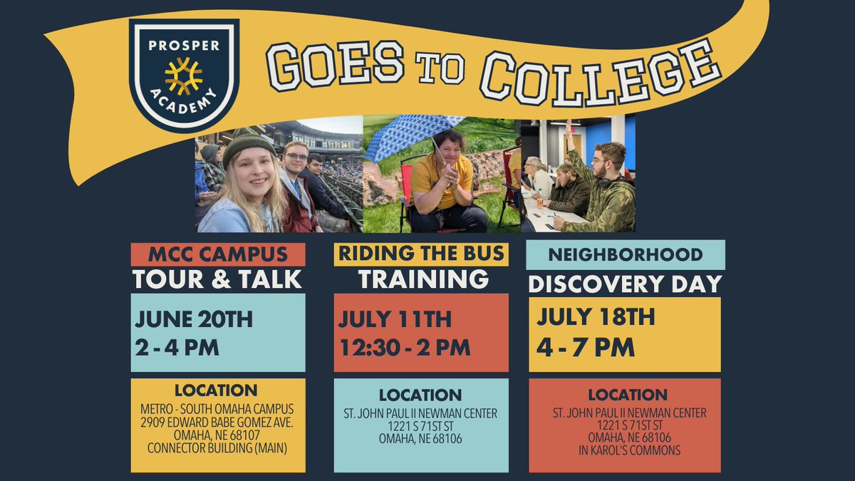 Learn more about AAP's independent living program for young adults on the spectrum with our Prosper Academy Goes to College Event Series! 

Register at ow.ly/vkP350OQTcc!