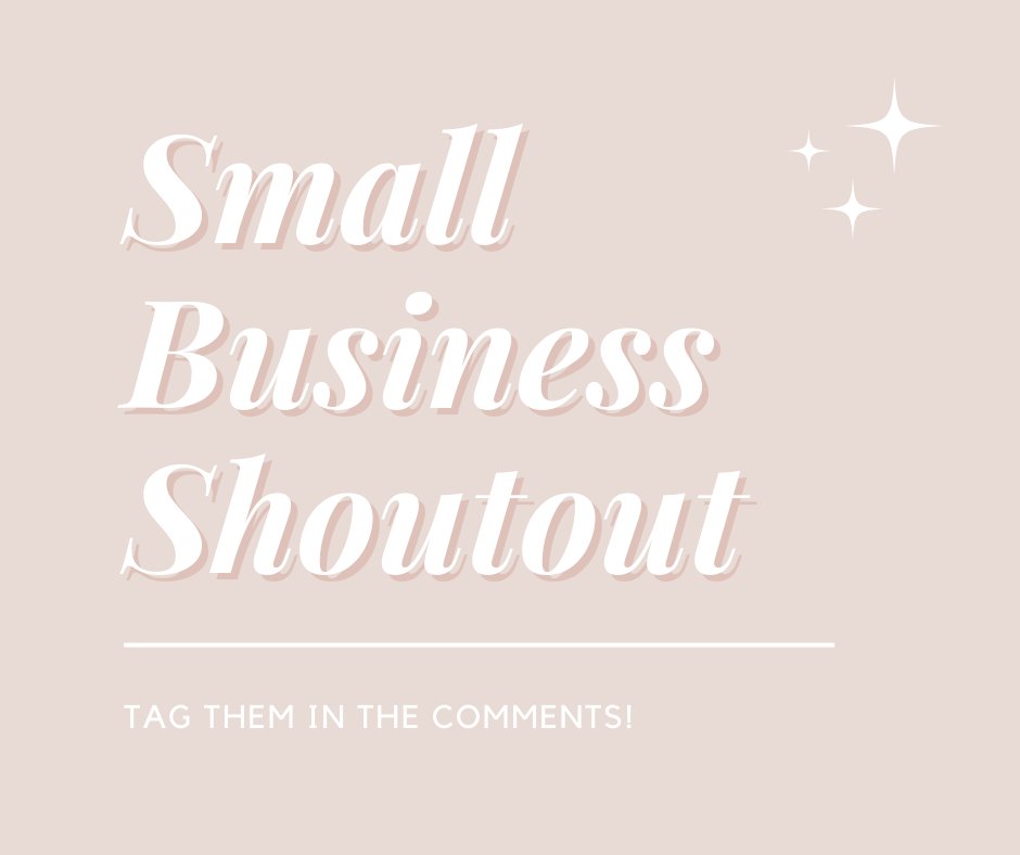 Today is What We Like To Call #ShoutOutSaturday - Comment below and let us know what Small Business deserves a Shout Out. 

#SmallBusiness #ShoutOut