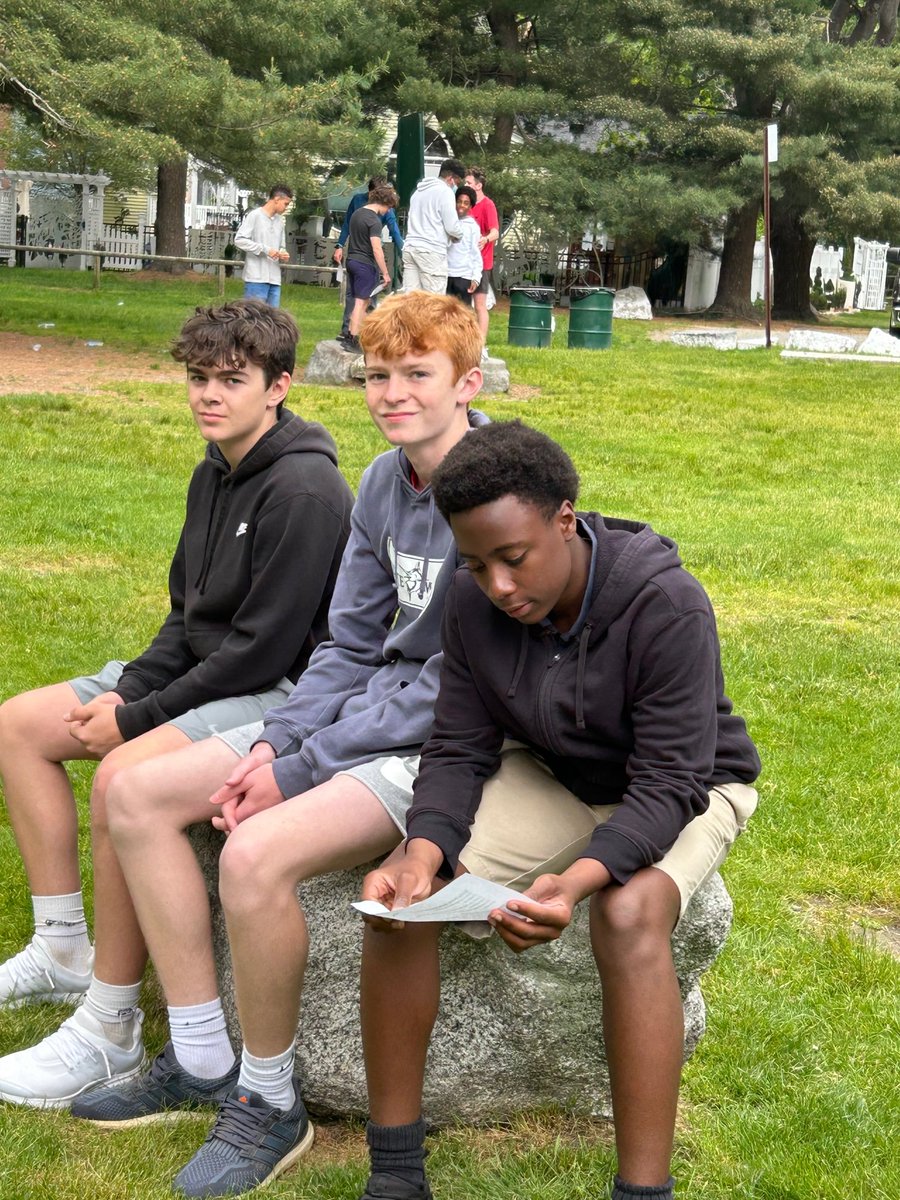 SMHschoolMilton's tweet photo. SMH--Faith, Excellence, Service! The middle schoolers embarked on a retreat last week, commencing their day with a recitation of the rosary at church. Following this spiritual start, they proceeded on foot to Turners Pond, where they engaged in various team building exercises. https://t.co/grvEX92pwG