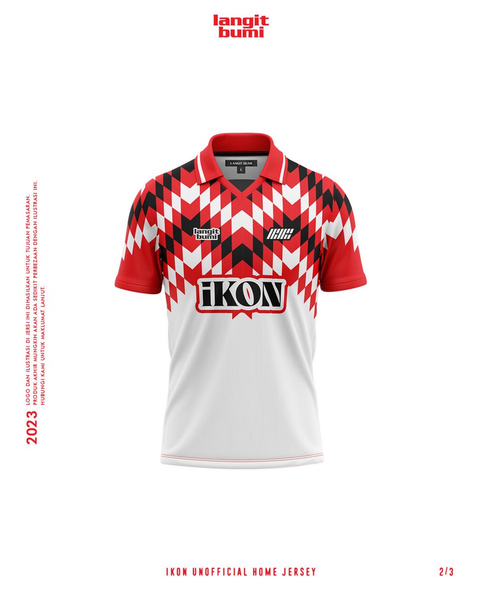 atlangitbumi's tweet photo. iKON UNOFFICIAL HOME JERSEY

4 hari lagi sebelum pre-order ditutup! ❤️🤍🖤

Klik link di bawah untuk membuat tempahan 📌

https://t.co/bl6yw8s55s
🌐 atlangitbumi
#langitbumi #footballcult #kpop #ikon https://t.co/2ItG9dXTCK